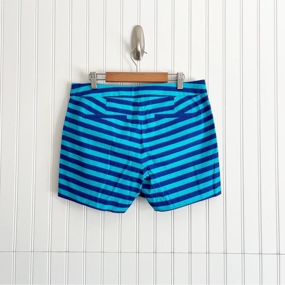 J. Crew Bright Ocean Blue Stretch Cotton Shorts - Picture 3 of 4